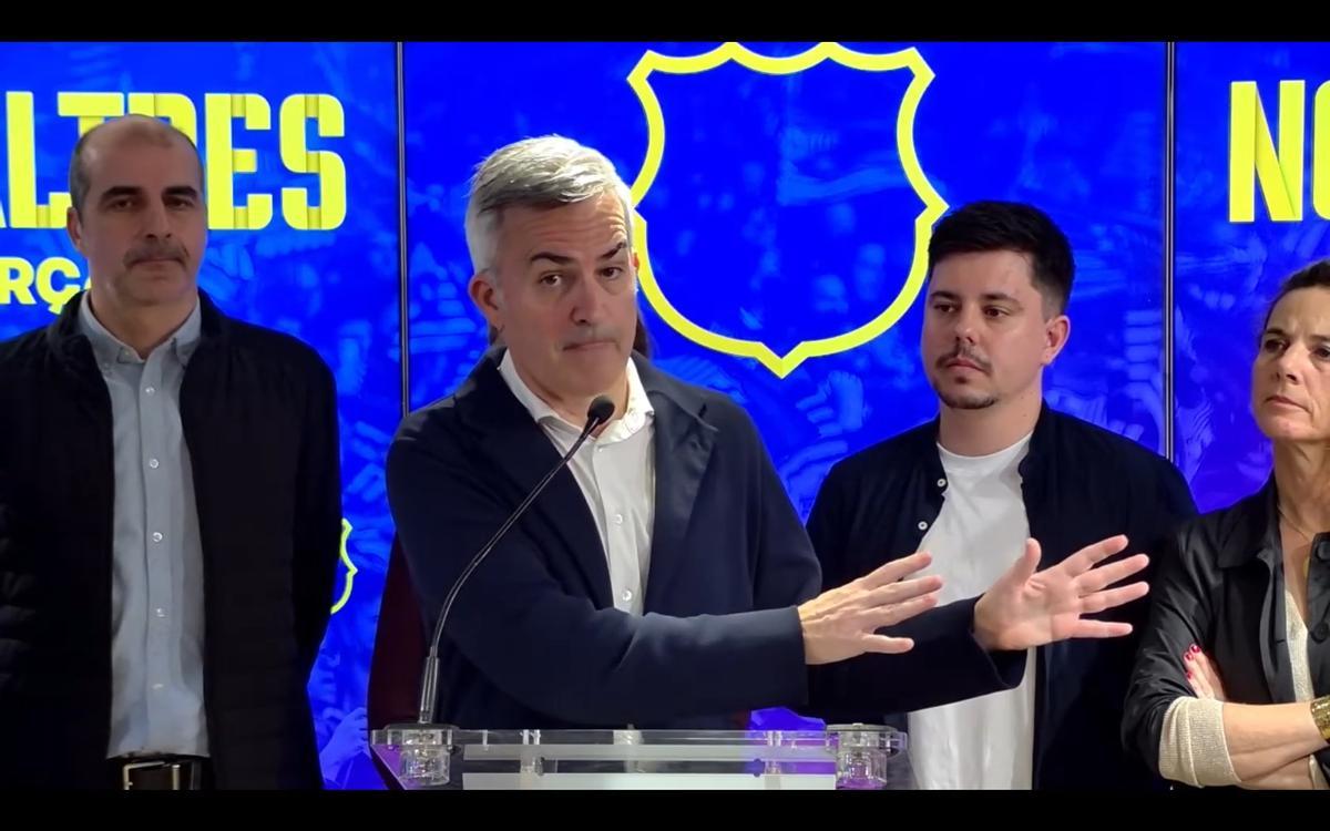 Víctor Font: "Esto no es Font vs Laporta, esto es Barça del pasado ante Barça del futuro"