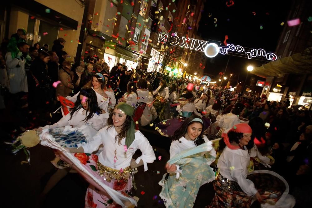 Desfile de Antroxu en Gijón