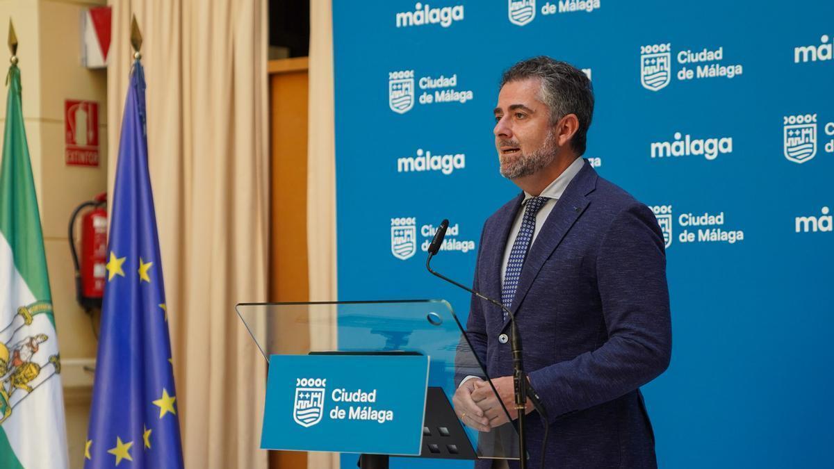 Carlos Conde, concejal del Área de Economía, Hacienda, Gestión de Fondos de la Unión Europea y Coordinación de Distritos