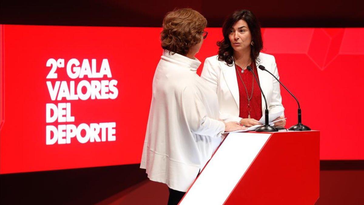 María José Rienda fue quien cerró el acto presentado por Olga Viza