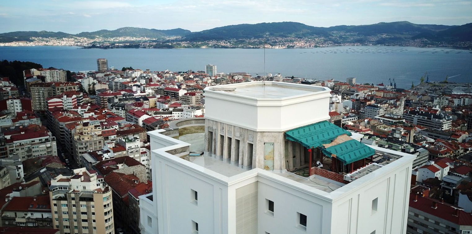 Así se ve Vigo desde la cúpula del Pirulí