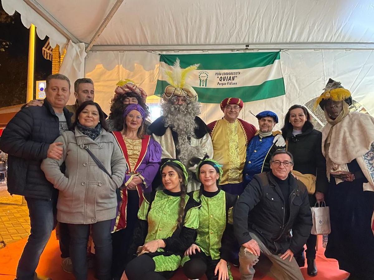 Reyes Magos en la peña cordobesista Quian.