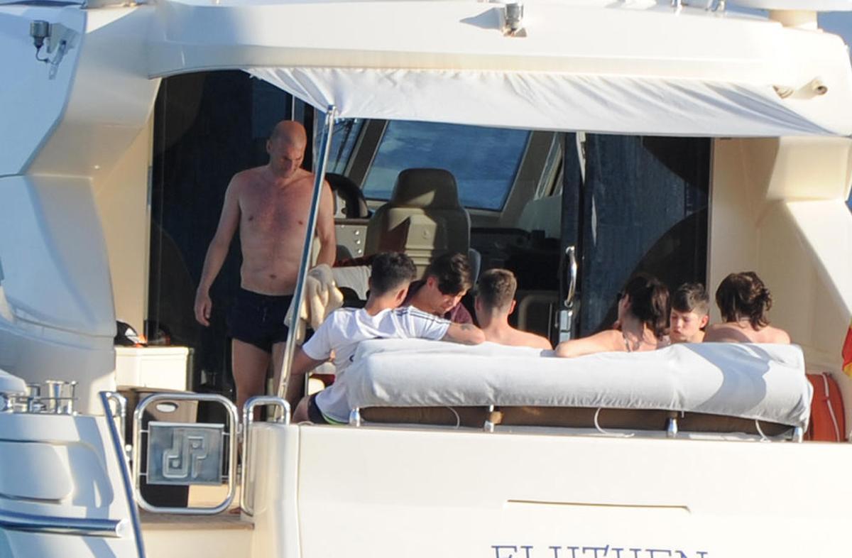 Zinedine Zidane, vacaciones en familia en Ibiza