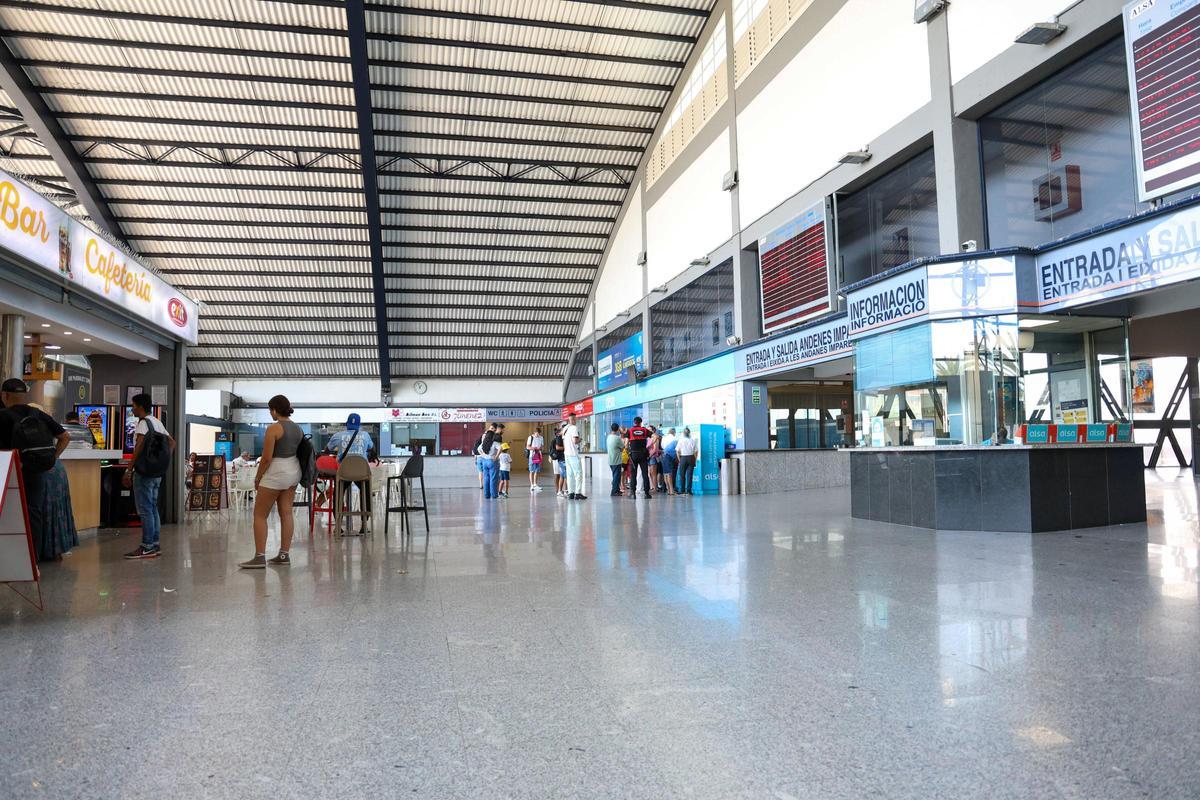 Estación de autobuses de València, pendiente de traslado.