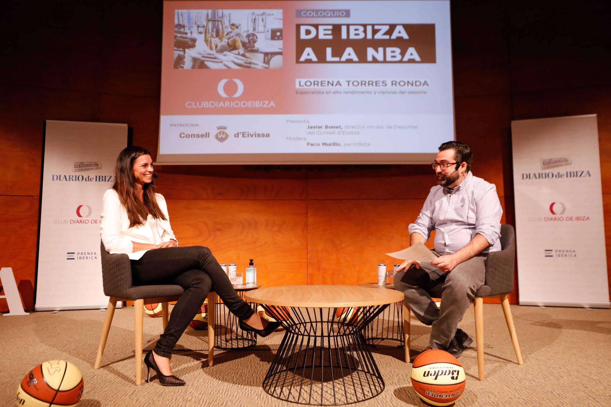 Lorena Torres en el Club Diario de Ibiza