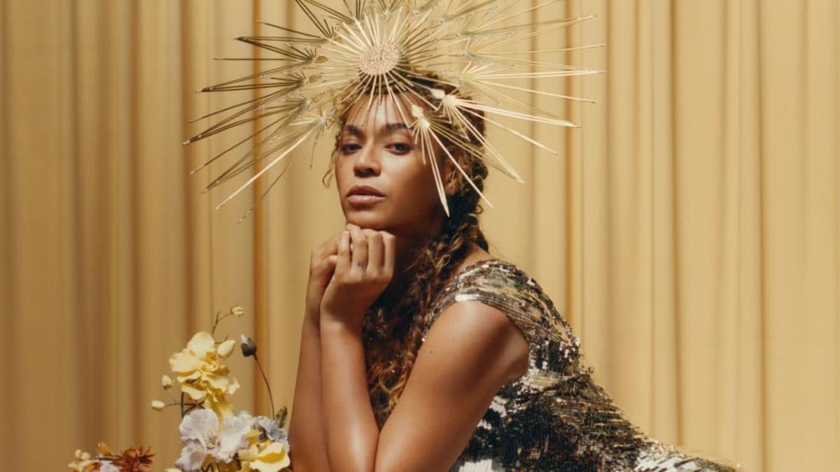 Beyoncé, en la foto de portada de un número de la revista «Vogue».
