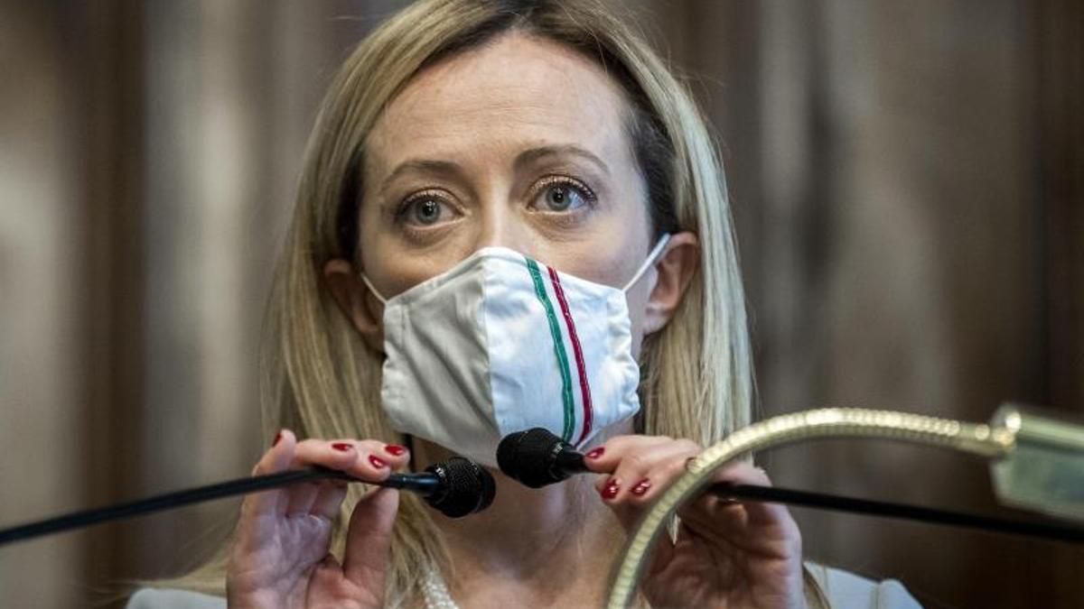 La ultraderechista Giorgia Meloni