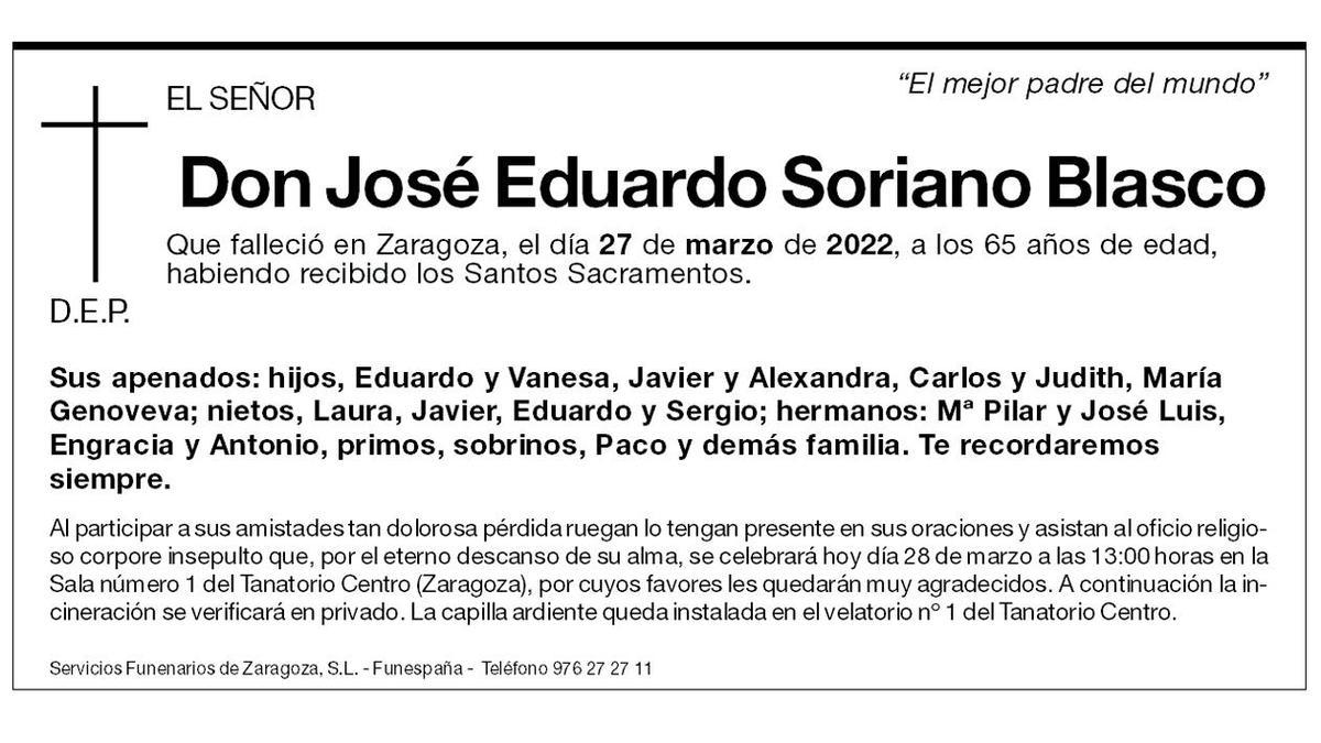 José Eduardo Soriano Blasco