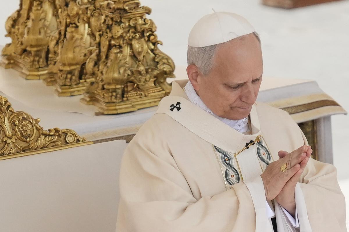 Misa de inicio del pontificado del papa León XIV