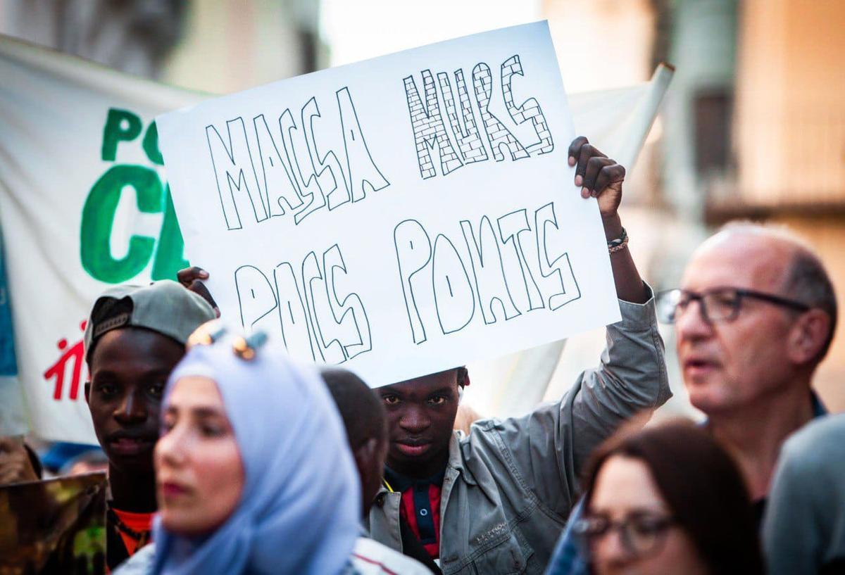 Imagen de una protesta contra las políticas migratorias.