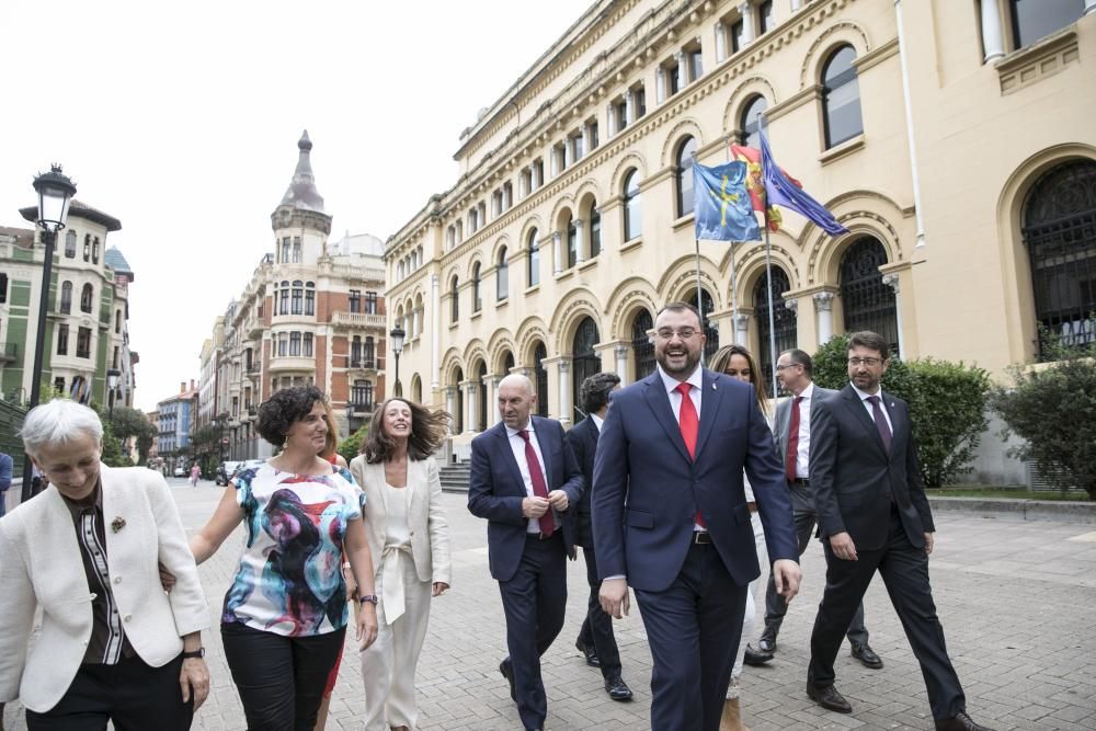 El nuevo equipo de gobierno del Principado