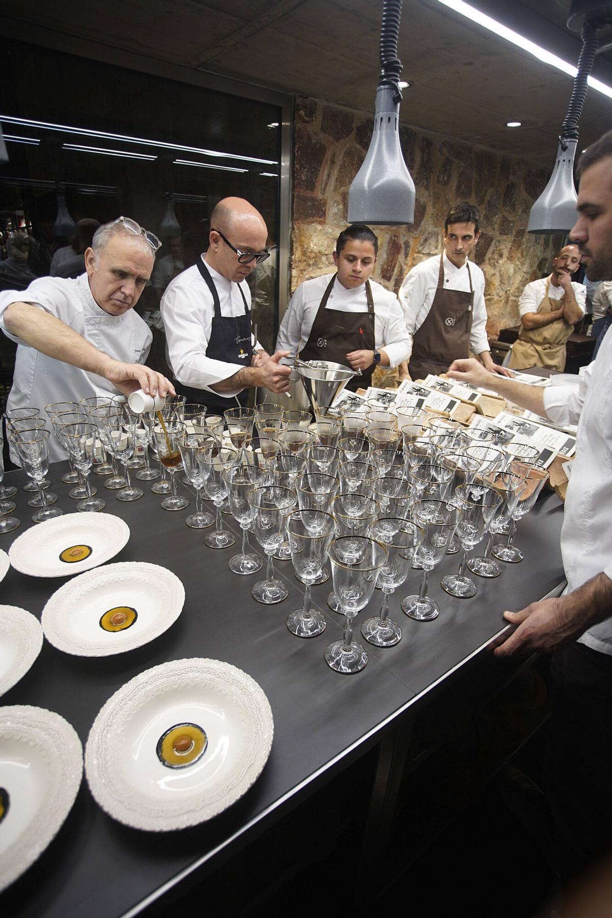 Les imatges del sopar dels restaurants gironins amb estrella Michelin a l'Esperit Roca