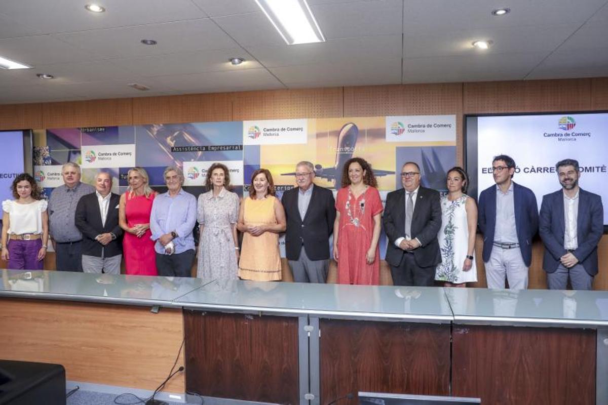 Primera elección de Soriano en 2022 junto a la entonces presidenta balear Francina Armengol