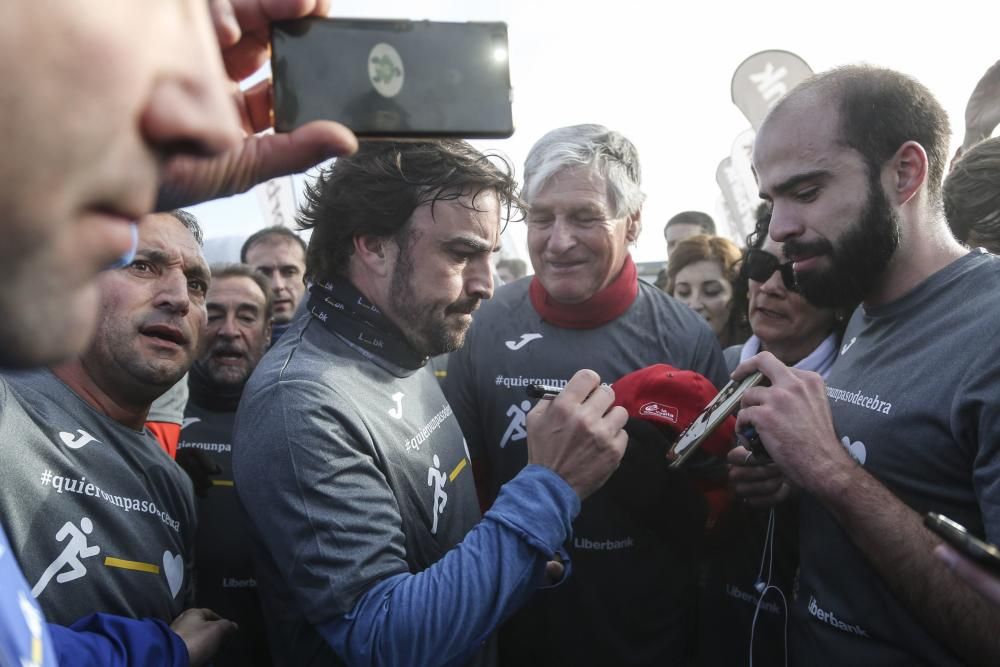 Carrera de Navidad de Fernando Alonso en La Morgal