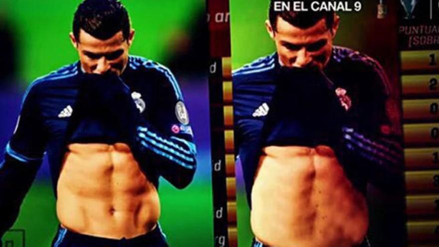 TV3 reconoce el Photoshop con Cristiano Ronaldo