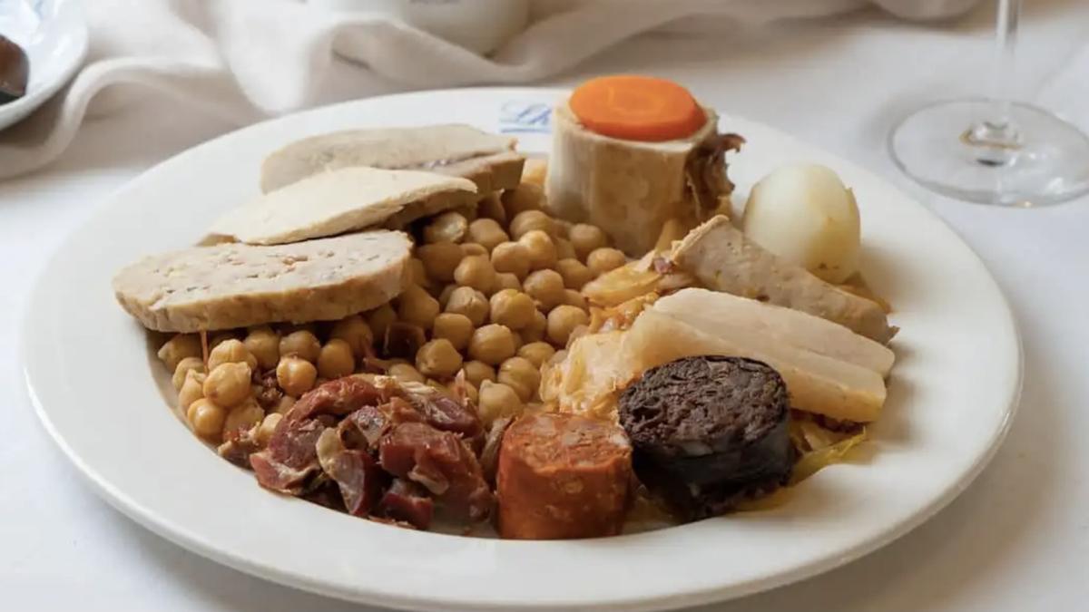 Cocido del restaurante Lhardy (Madrid)