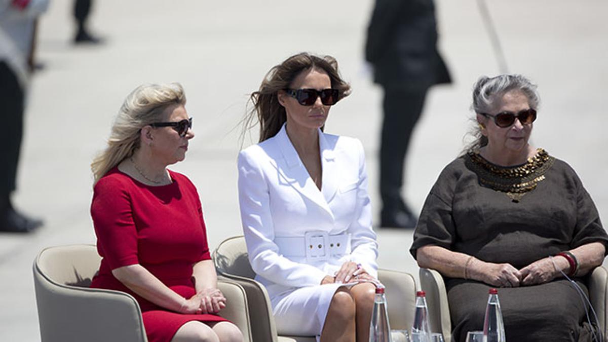 Melania Trump durante su visita a Israel