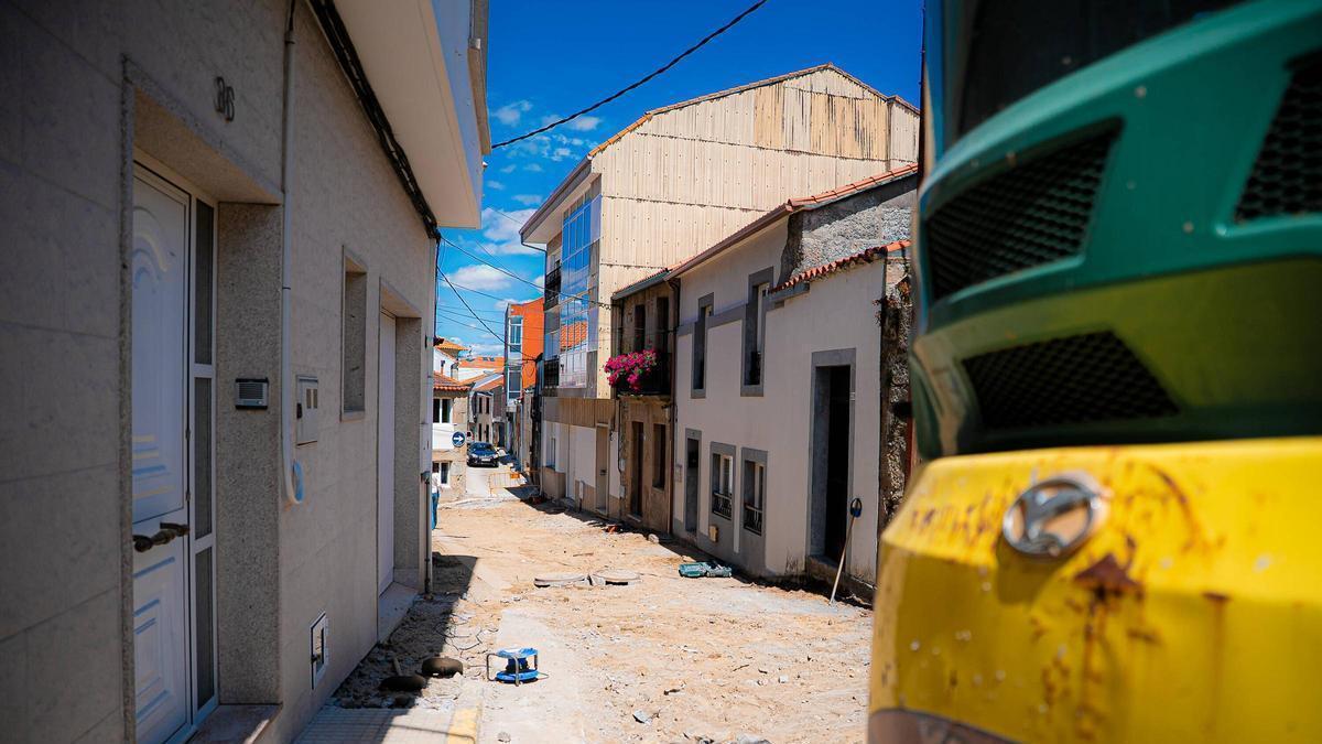 Estado que presentaba la calle hace unas horas.