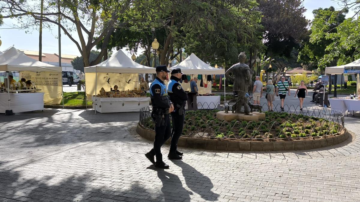 Agentes de la Policía Local de Las Palmas de Gran Canaria.