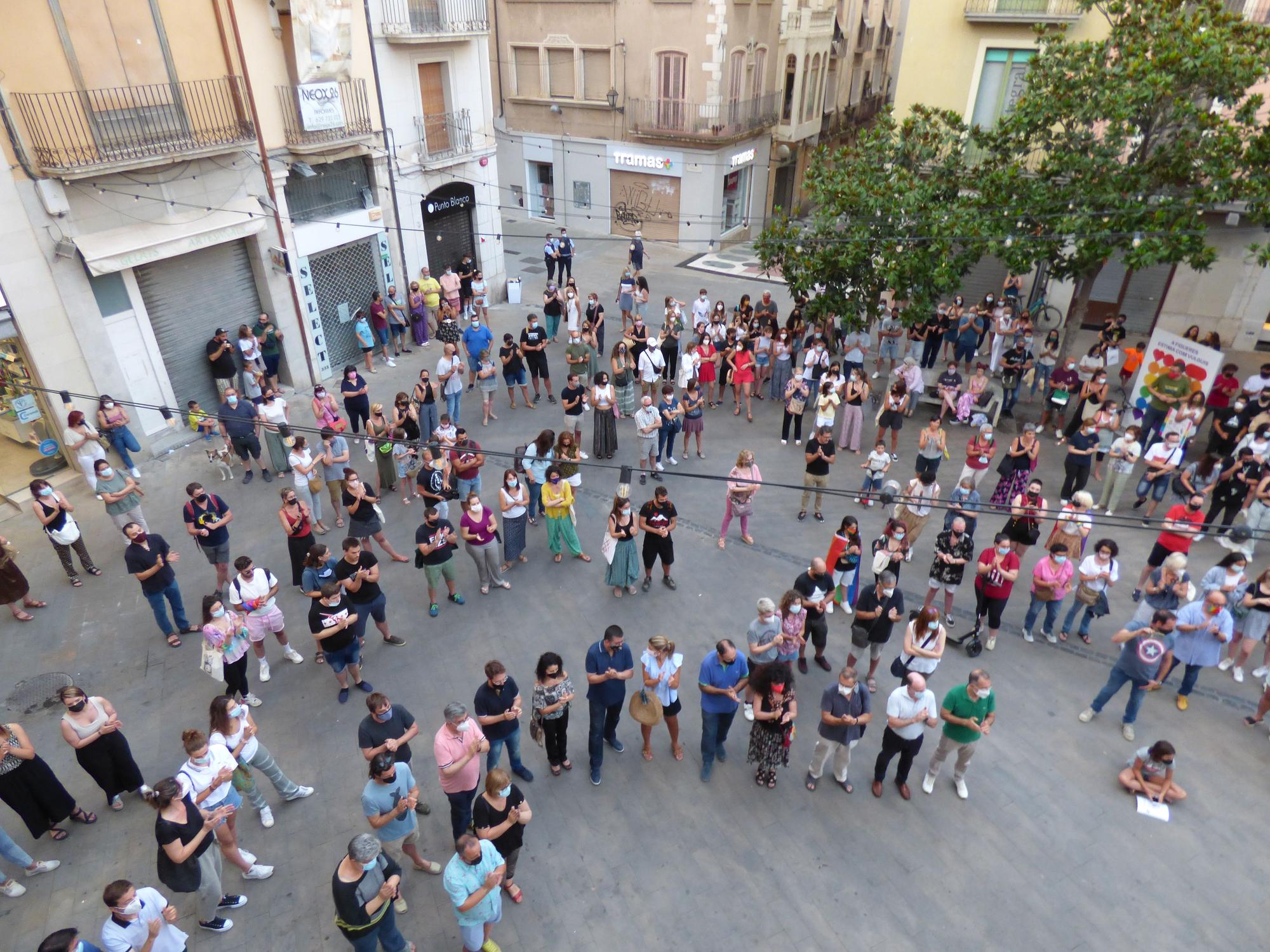 Concentració #justíciaperaSamuel a Figueres