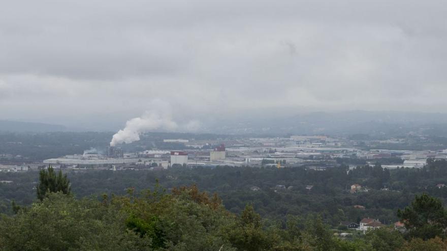 Vista del polígono industrial de San Cibrao das Viñas, donde ocurrieron los hechos en julio de 2021.