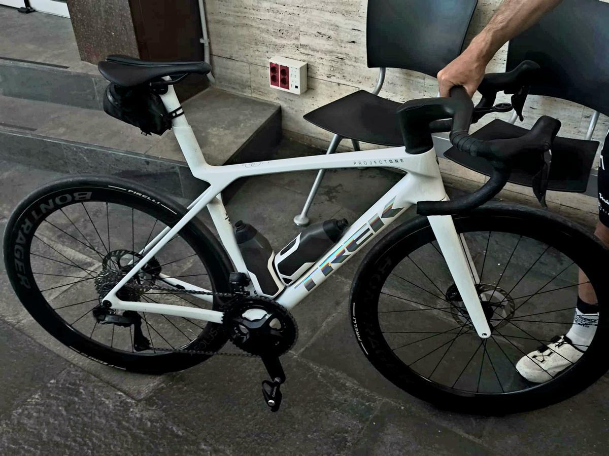 La bicicleta recuperada pels Mossos i robada al Barri Vell de Girona.