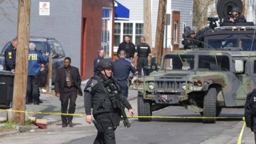 Cerco policial y militar en el centro de Boston para encontrar al terrorista