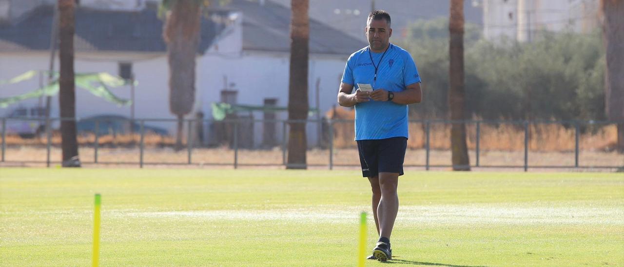 Germán Crespo, durante una sesión de trabajo en la Ciudad Deportiva.