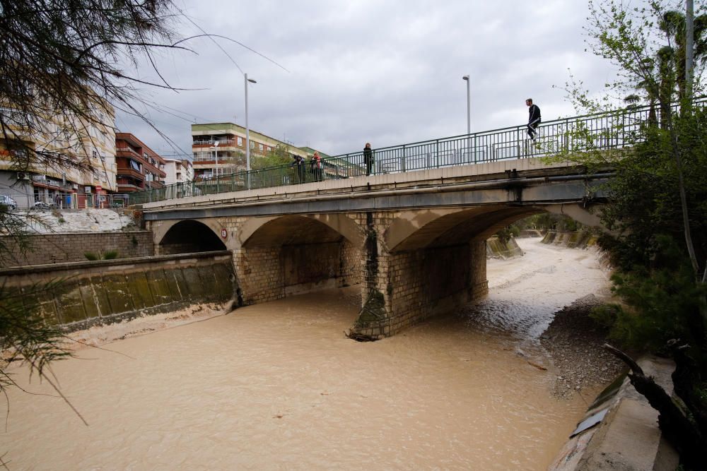 Consecuencias de la lluvia en Elda