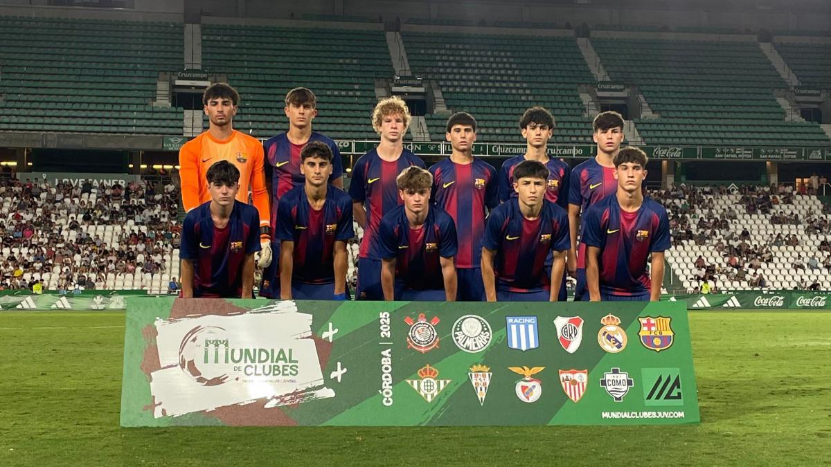 El Barça Sub-18 ante el Palmeiras
