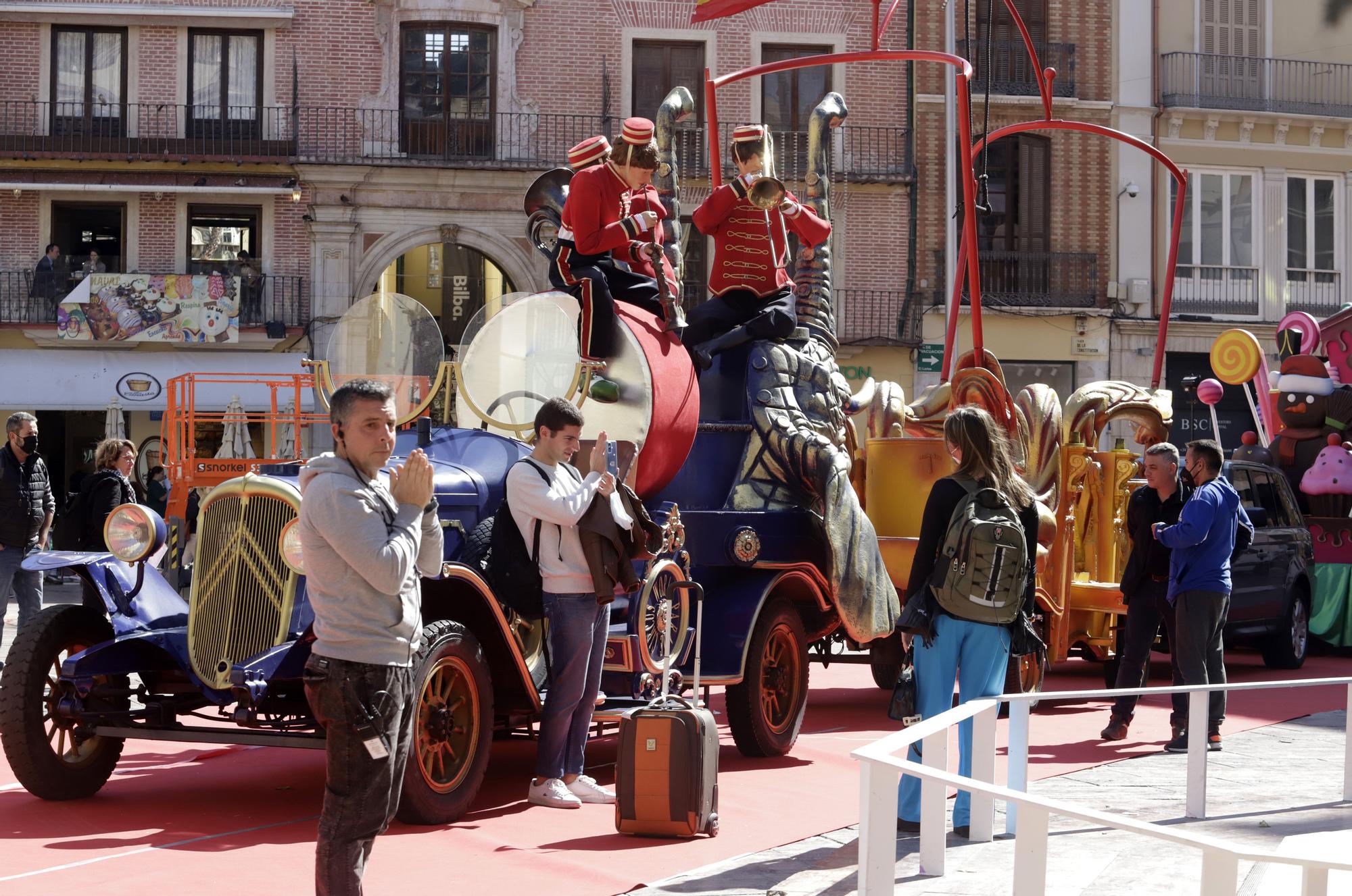 Tercer día del rodaje de 'La chica de nieve', la serie basada en la novela de Javier Castillo, en Málaga