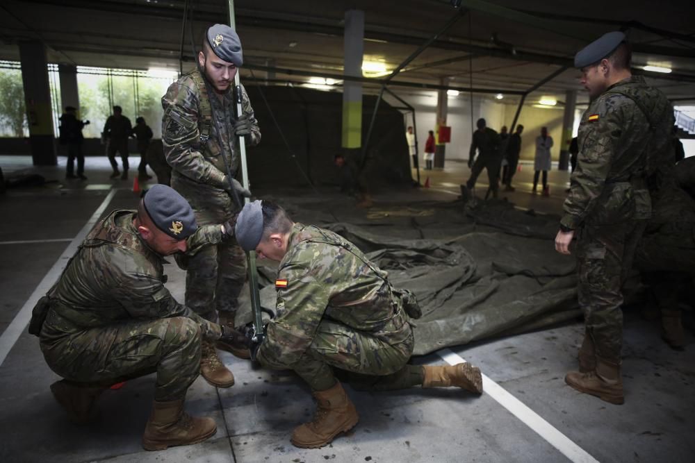 El Ejercito, en el HUCA