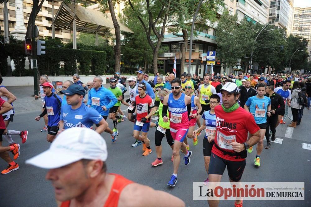 Murcia Maratón. Salida