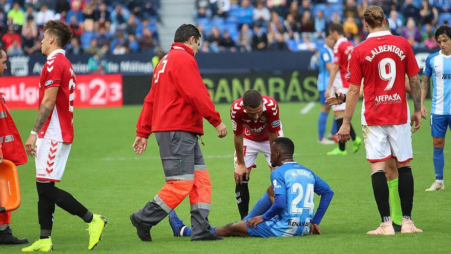 Koné, lesionado.