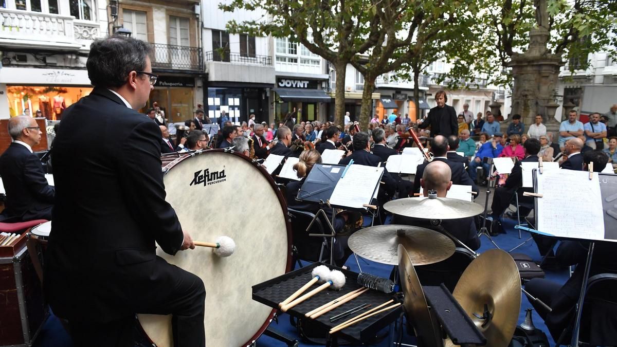 Concierto de la Banda Municipal de A Coruña.