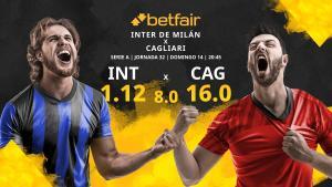 Inter de Milán vs. Cagliari Calcio: horario, TV, estadísticas, clasificación y pronósticos