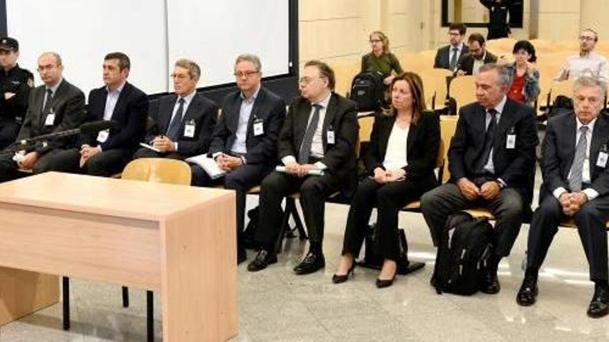 La excúpula de la CAM, el 29 de mayo, el día en que se inició el juicio.