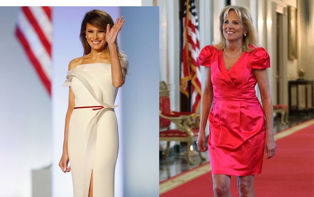 PUBLICADO Melania Trump y Jill Biden, la noche y el día home desktop