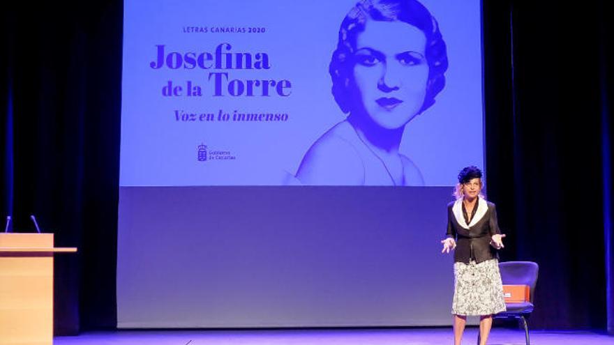 La consejera de Educación y Cultura, María Jose Guerra Palmero.