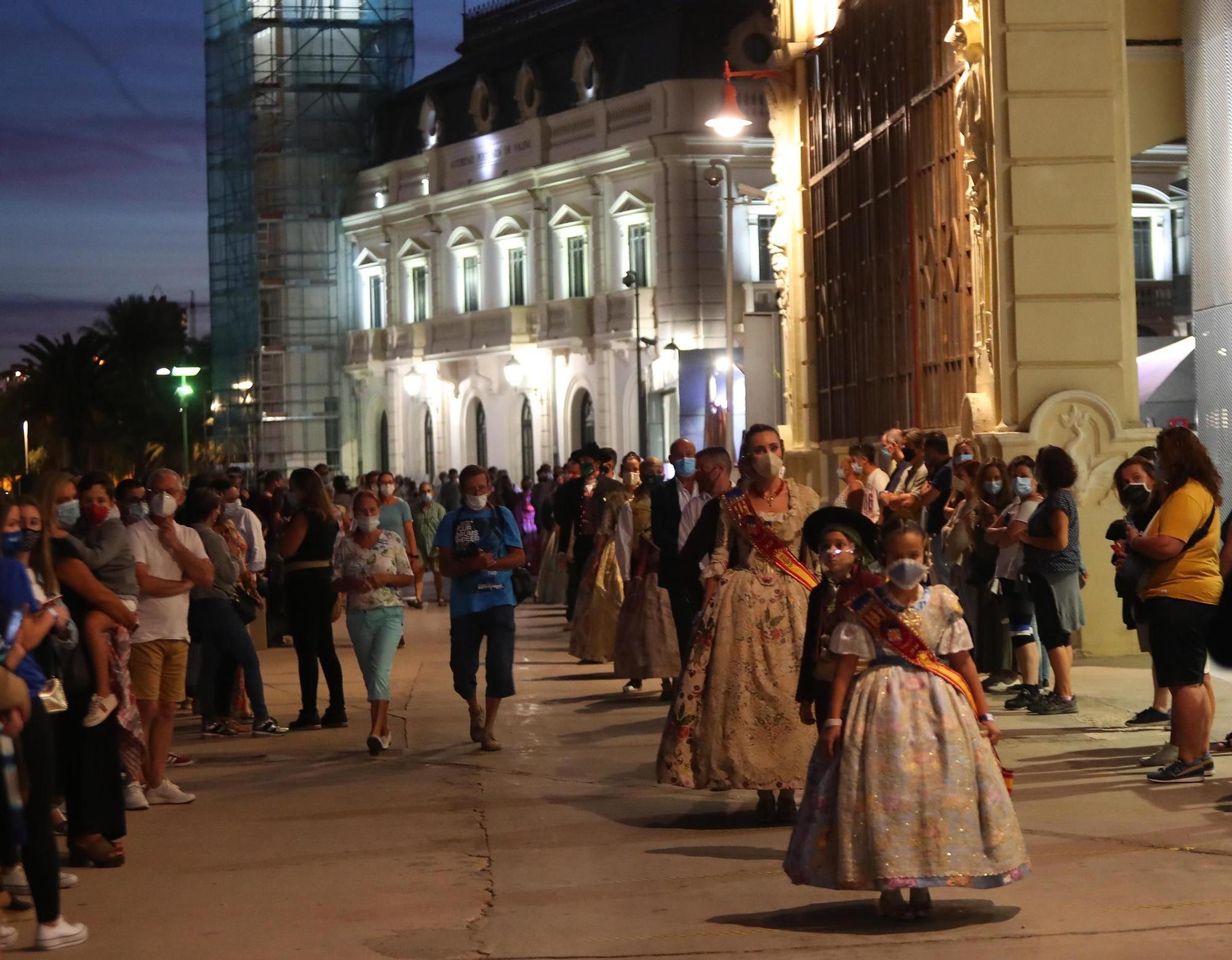 Inauguración de la Festa per a Tots de las Fallas de Especial con medidas de seguridad