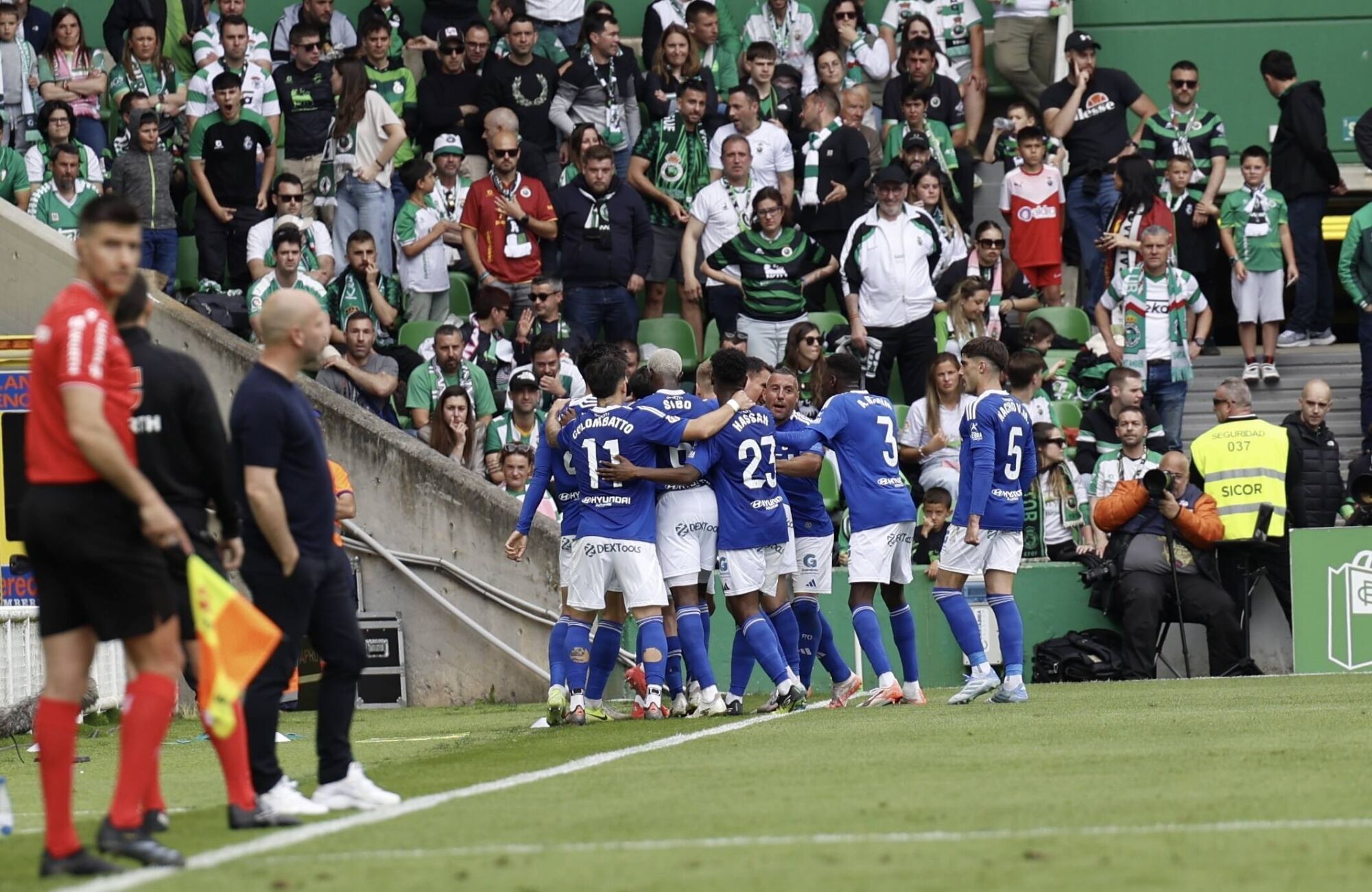 Así fue el partido entre el Real Oviedo y el Racing de Santander