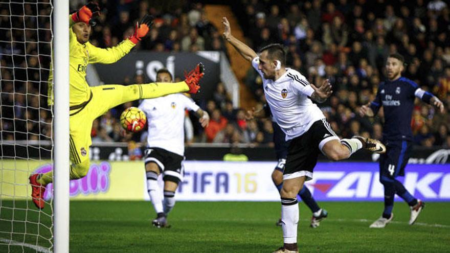 Imagen del último Valencia-Real Madrid.