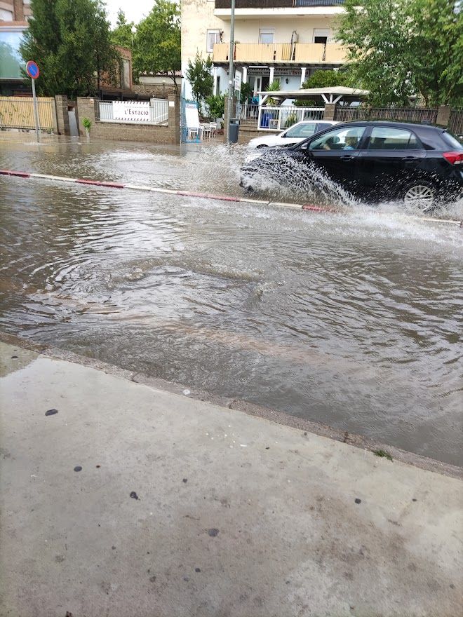 Una tempesta assota Igualada