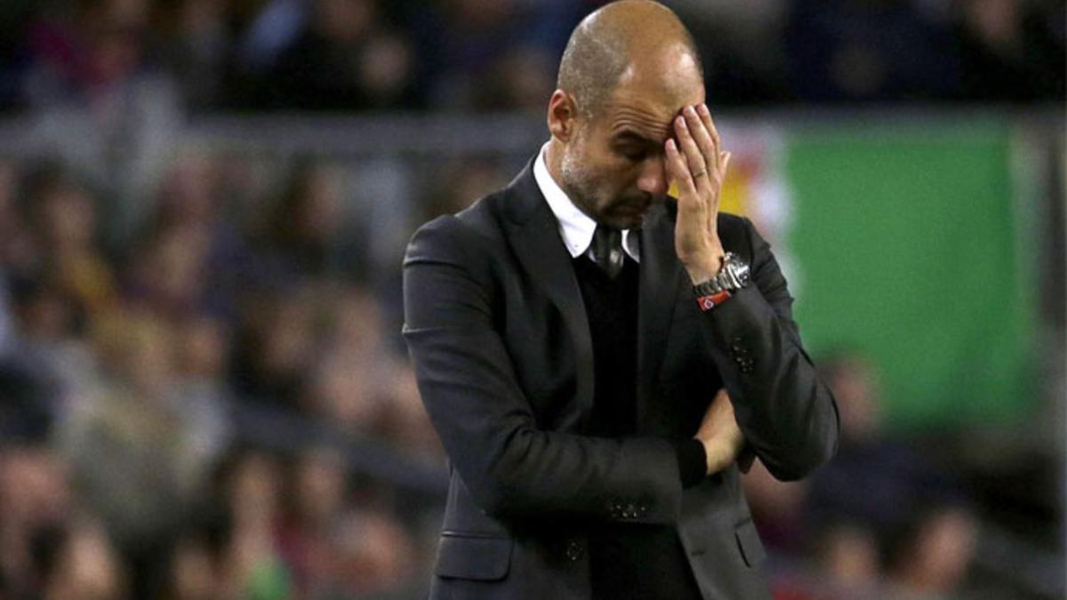 Pep Guardiola sufrió una goleada en el Camp Nou