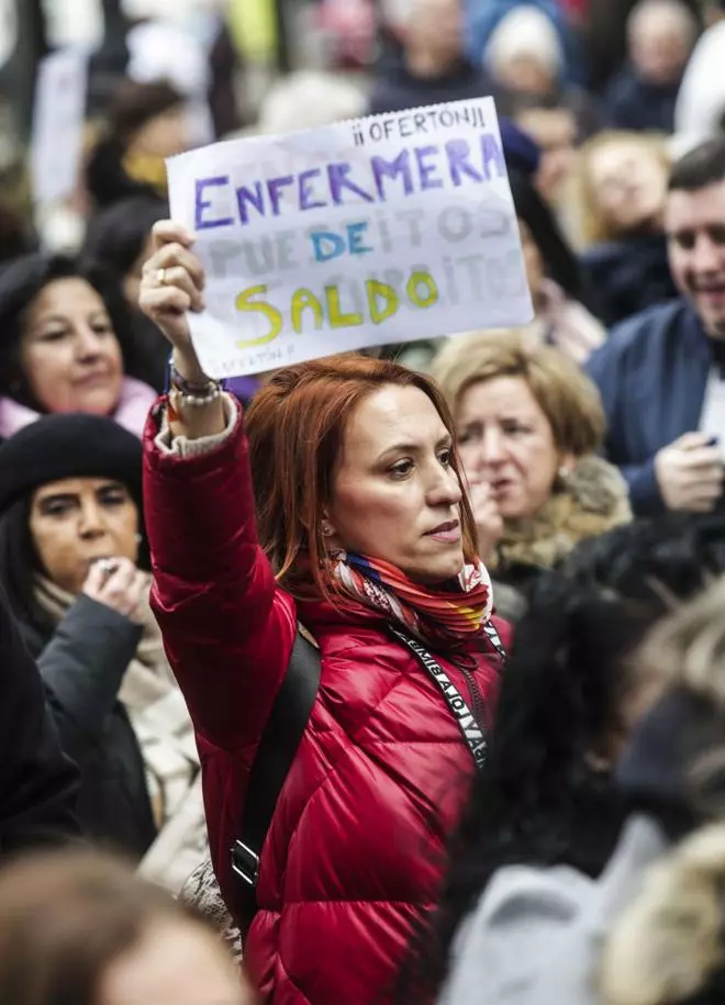 La oleada de protestas sanitarias que ha llegado a Asturias: ¿es diferente a lo que está ocurriendo en otras regiones?