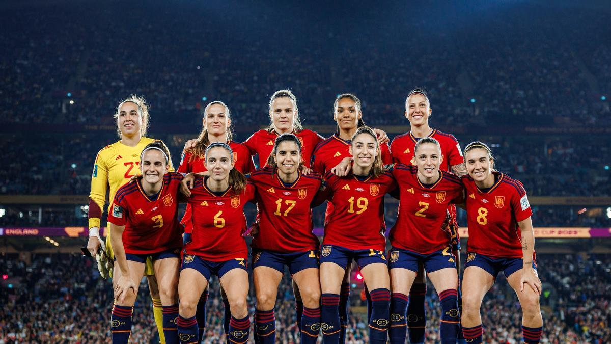 Once inicial de la selección española que ha disputado la final del Mundial.