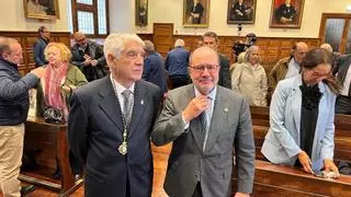 Eloy Álvarez Pelegry pide agilizar los proyectos mineros para aprovechar el potencial de Asturias, con motivo de su ingreso en la Academia Asturiana de Ciencia e Ingeniería
