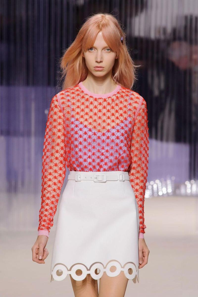 PFW: Carven Primavera/ Verano 2016, look años 80