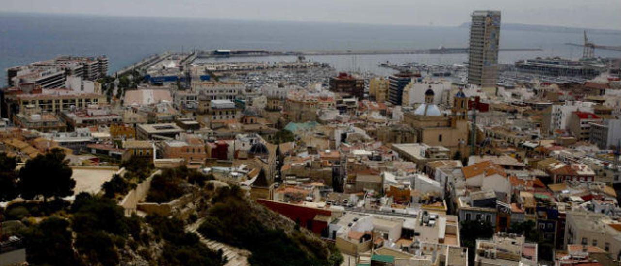 Una vista panorámica de Alicante