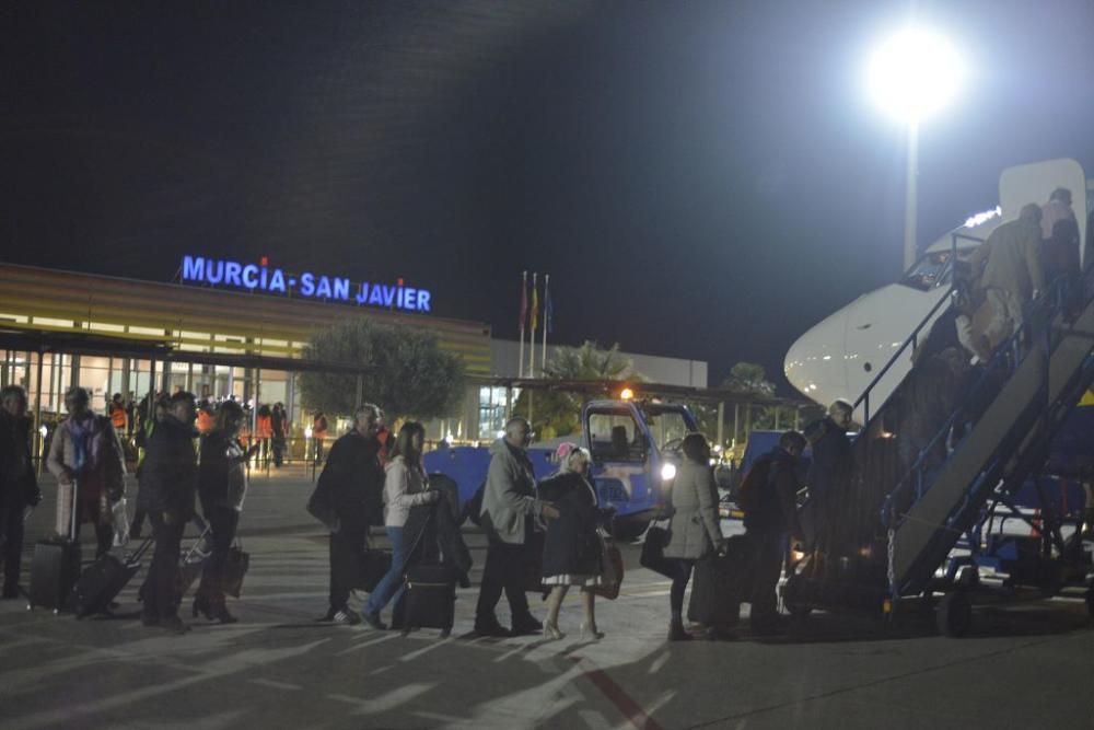 Último día de apertura del aeropuerto de San Javie